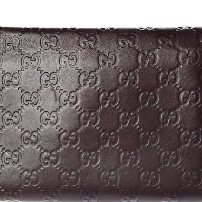 Gucci Guccissima Travel Document Case Brown 12 of 14