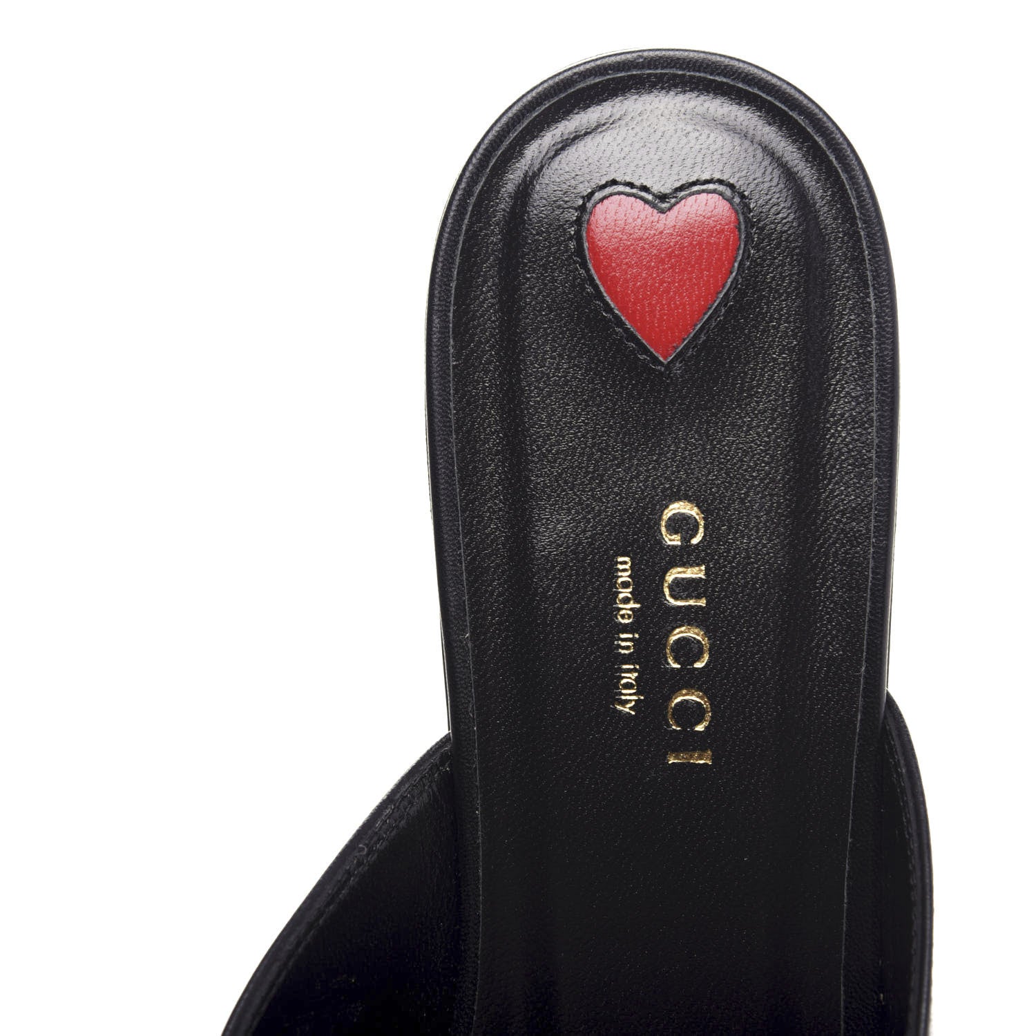Gucci Malaga Kid Horsebit Slide Sandals 39 Black 8 of 11