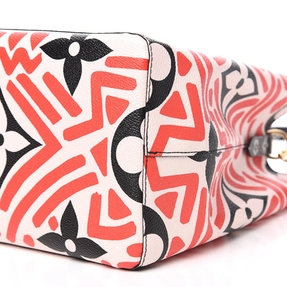 Louis Vuitton Monogram Giant Crafty NeoNoe MM Creme Rouge Black 6 of 7