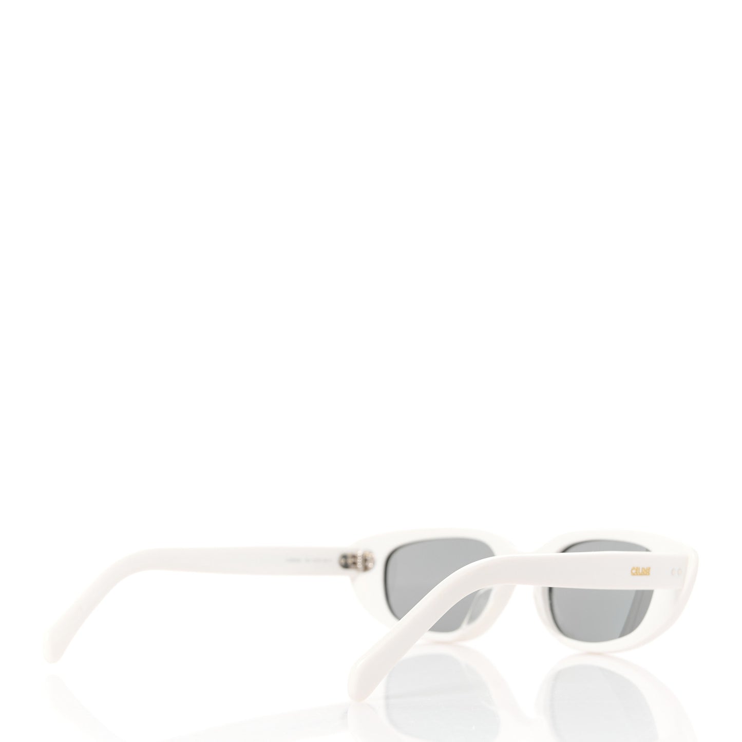 Acetate Cat Eye Sunglasses CL40095U White