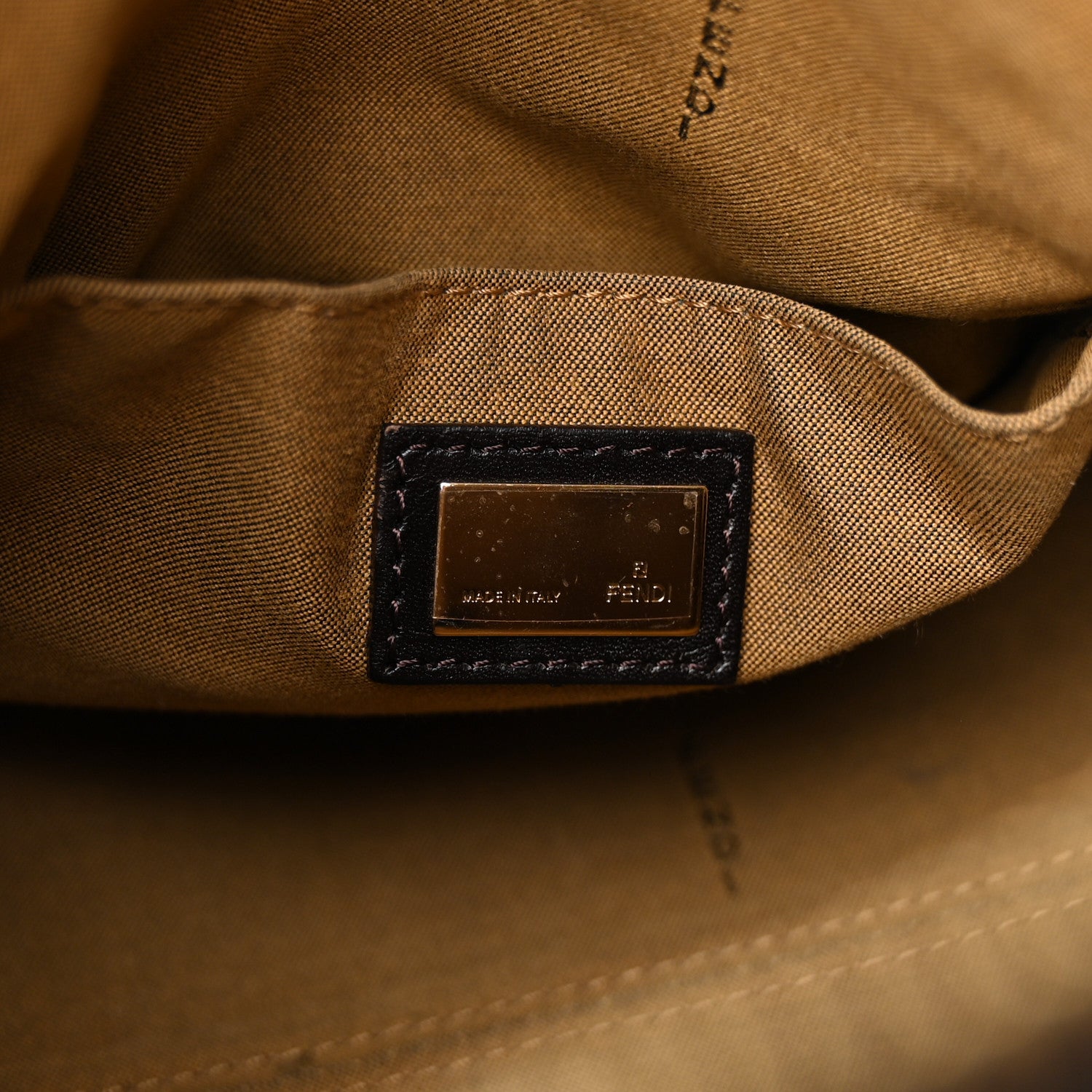 Fendi Zucca Cuoio Lucido Medium Chef Boston Tobacco Moro 6 of 15