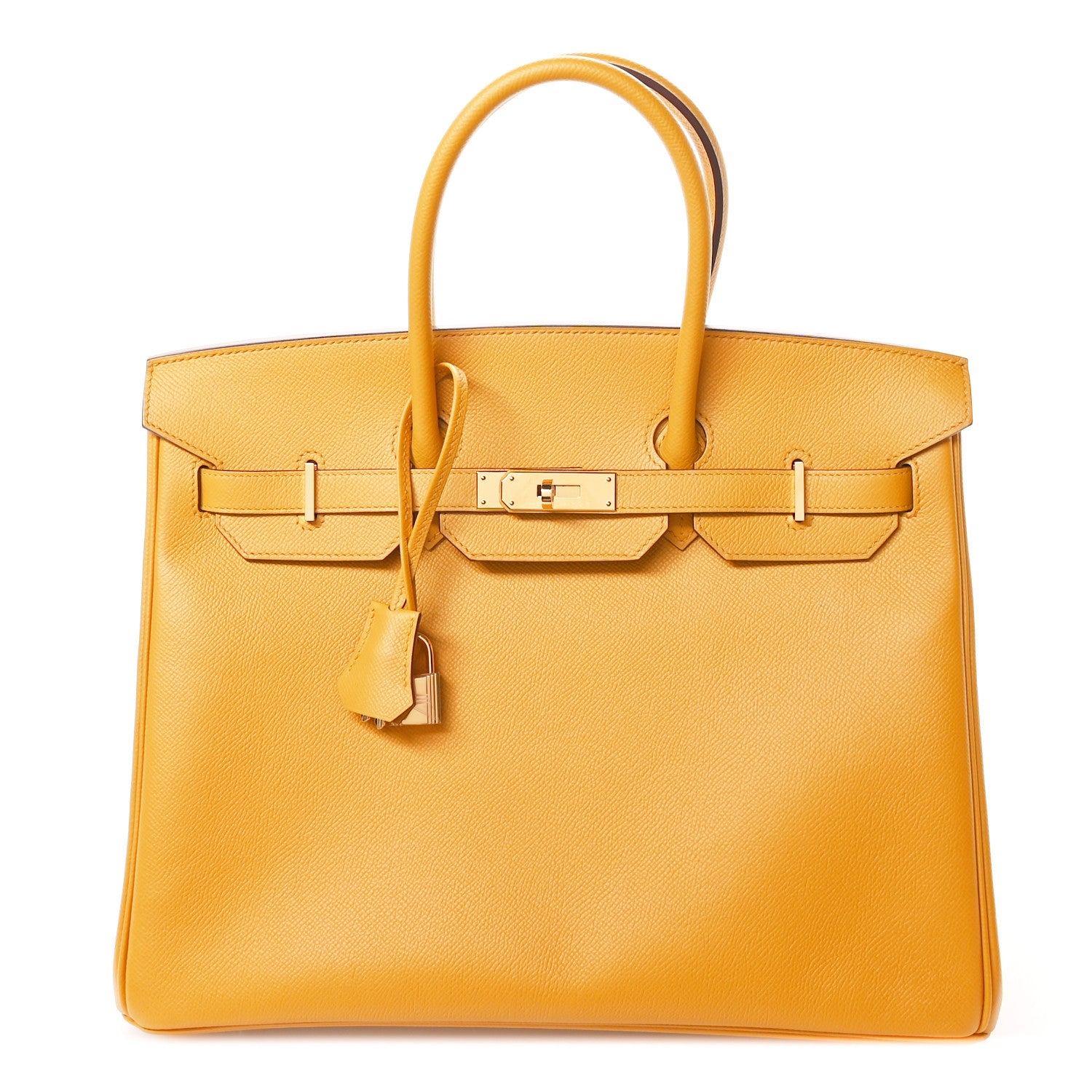 Hermes Epsom Birkin 35 Jaune Ambre 1 of 11