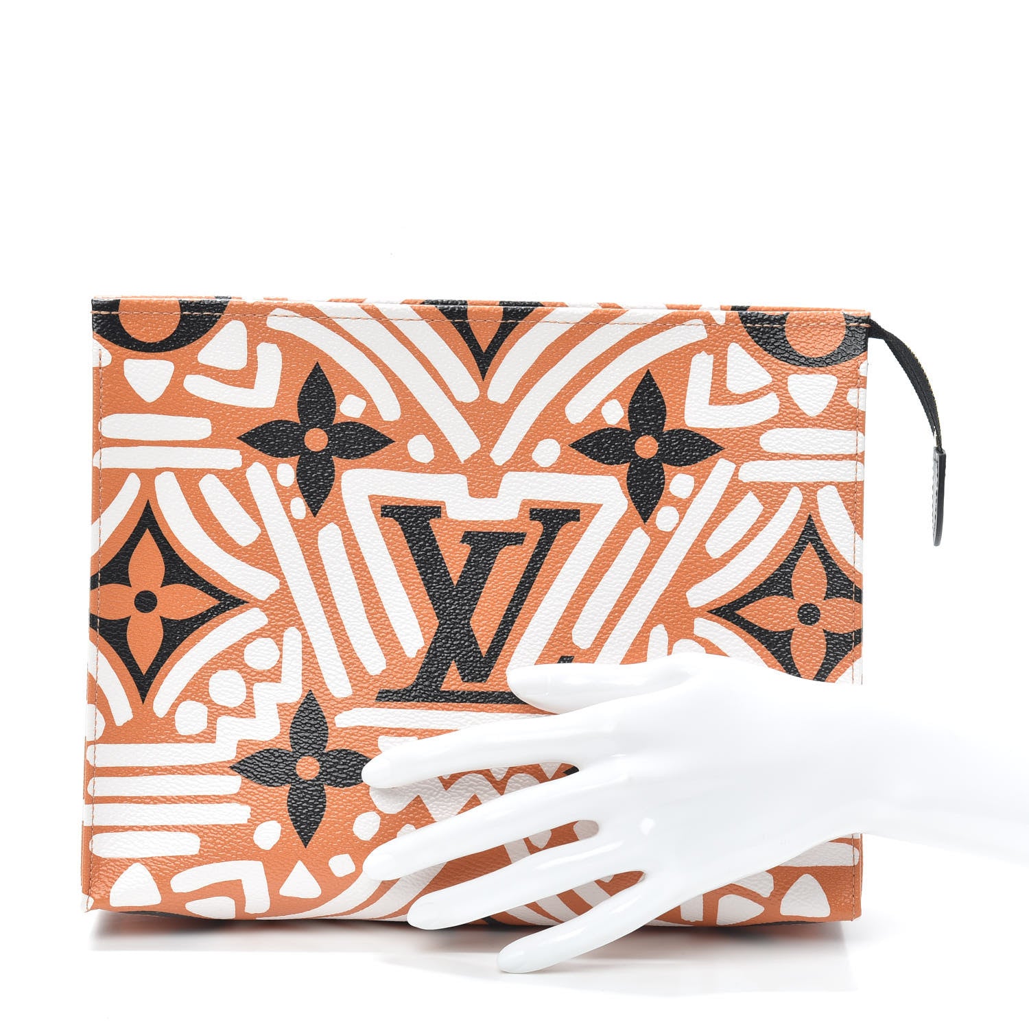 Louis Vuitton Monogram Giant Crafty Pochette Toiletry 26 Creme Caramel 2 of 8