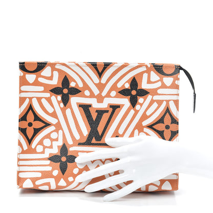 Louis Vuitton Monogram Giant Crafty Pochette Toiletry 26 Creme Caramel 2 of 8