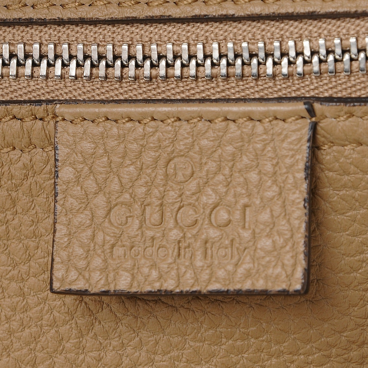 Gucci Soft Calfskin Medium Jackie Top Handle Bag Beige 6 of 7