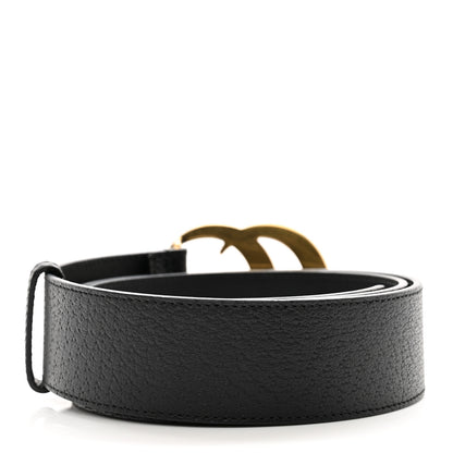 Gucci Textured Calfskin Double G 40mm Belt 90 36 Black 2 of 5