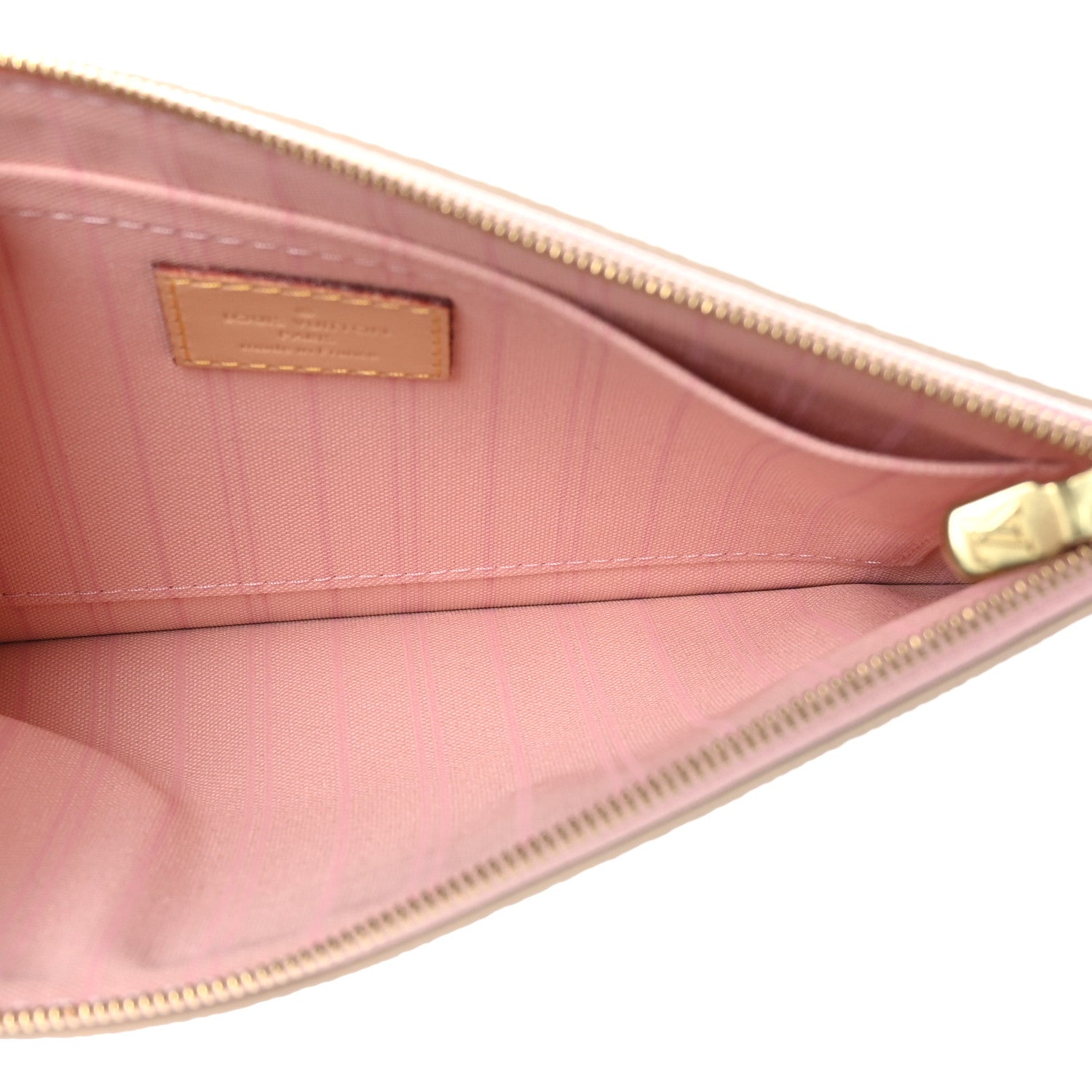 Louis Vuitton Damier Azur Neverfull MM GM Pochette Rose Ballerine 5 of 7