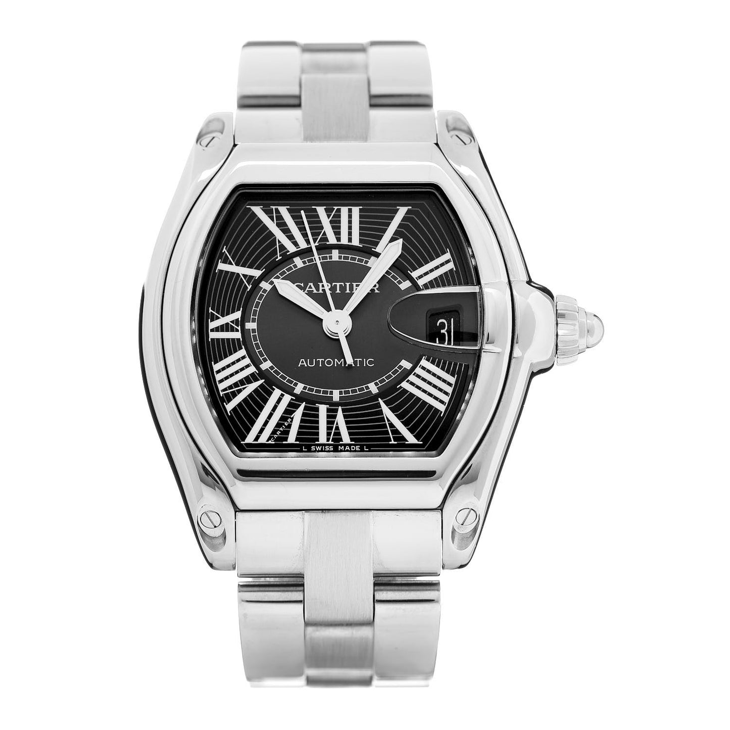 Stainless Steel 37mm Roadster Automatic Watch Black
