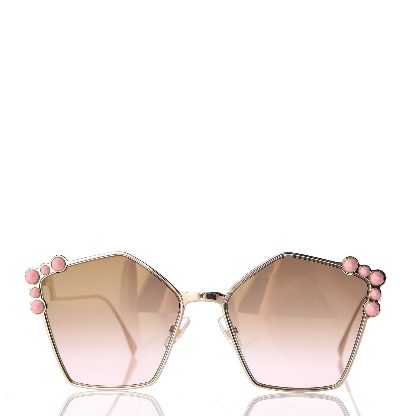 Geometric Dots Sunglasses FF 0261/S Rose Gold