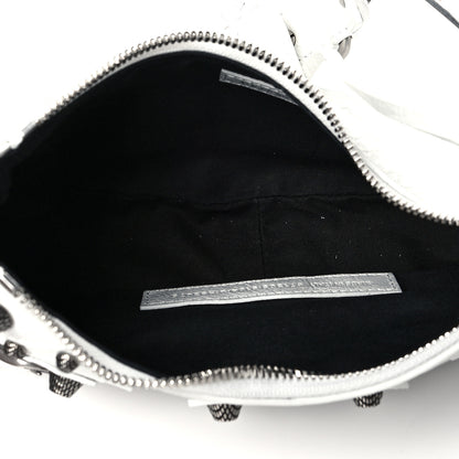 Balenciaga Agneau Arena Le Cagole Shoulder Bag XS Optic White 6 of 11