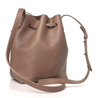 Mansur Gavriel Pebbled Calfskin Soft Mini Bucket Bag Biscotto 3 of 8