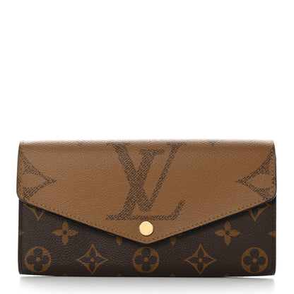 Louis Vuitton Reverse Monogram Giant Sarah Wallet 1 of 10