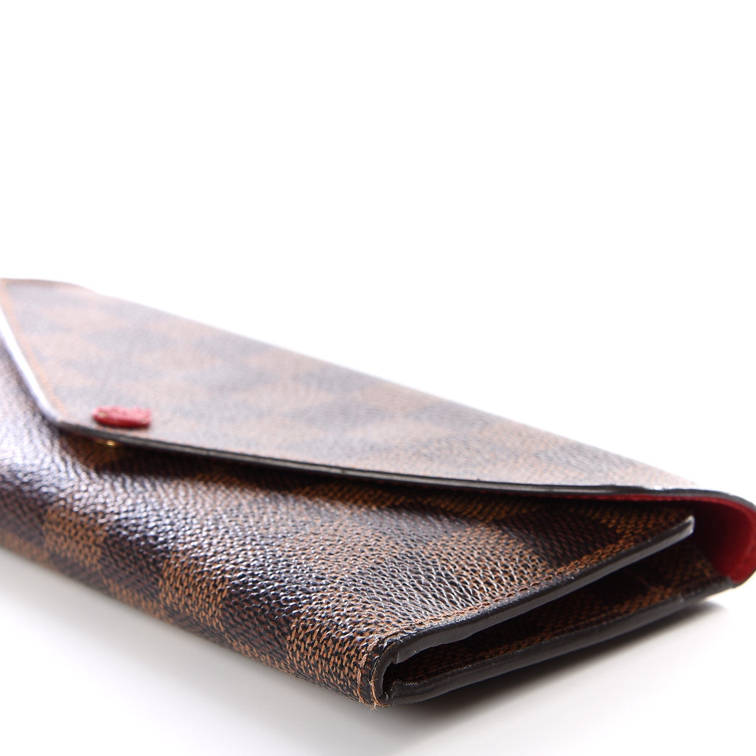 Louis Vuitton Damier Ebene Josephine Wallet Red 7 of 10