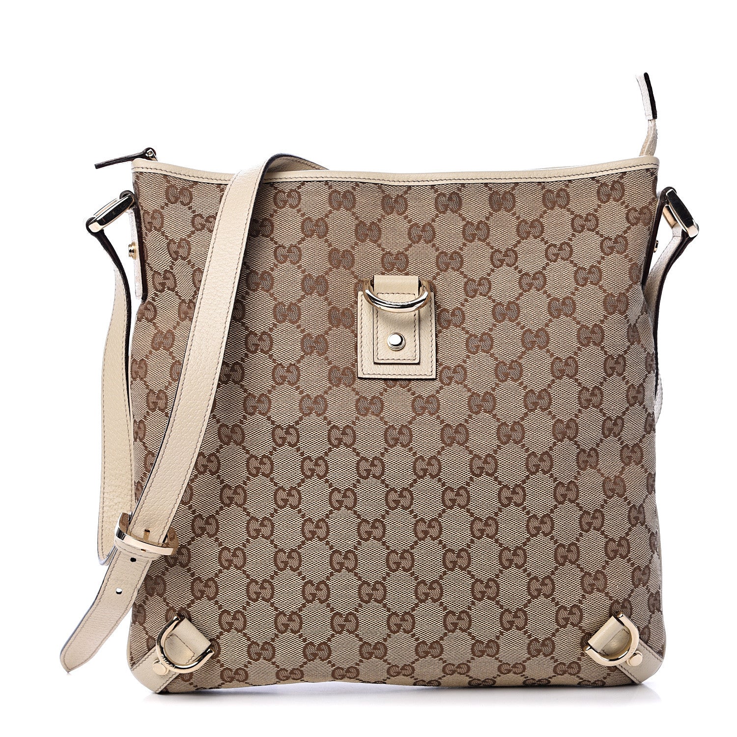 Gucci Monogram Abbey Messenger Bag Off White 1 of 11