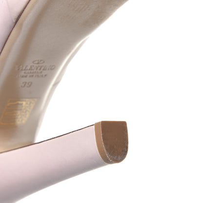 Valentino Garavani Calfskin Platform Pumps 39 Poudre 15 of 19
