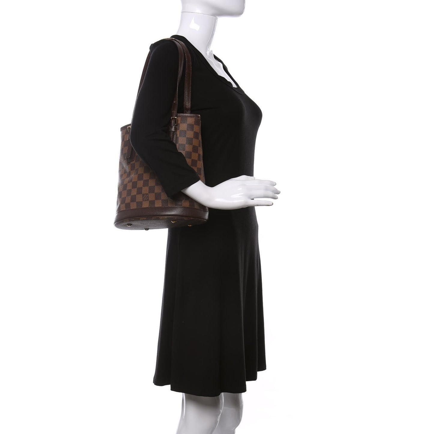 Damier Ebene Marais Bucket 23