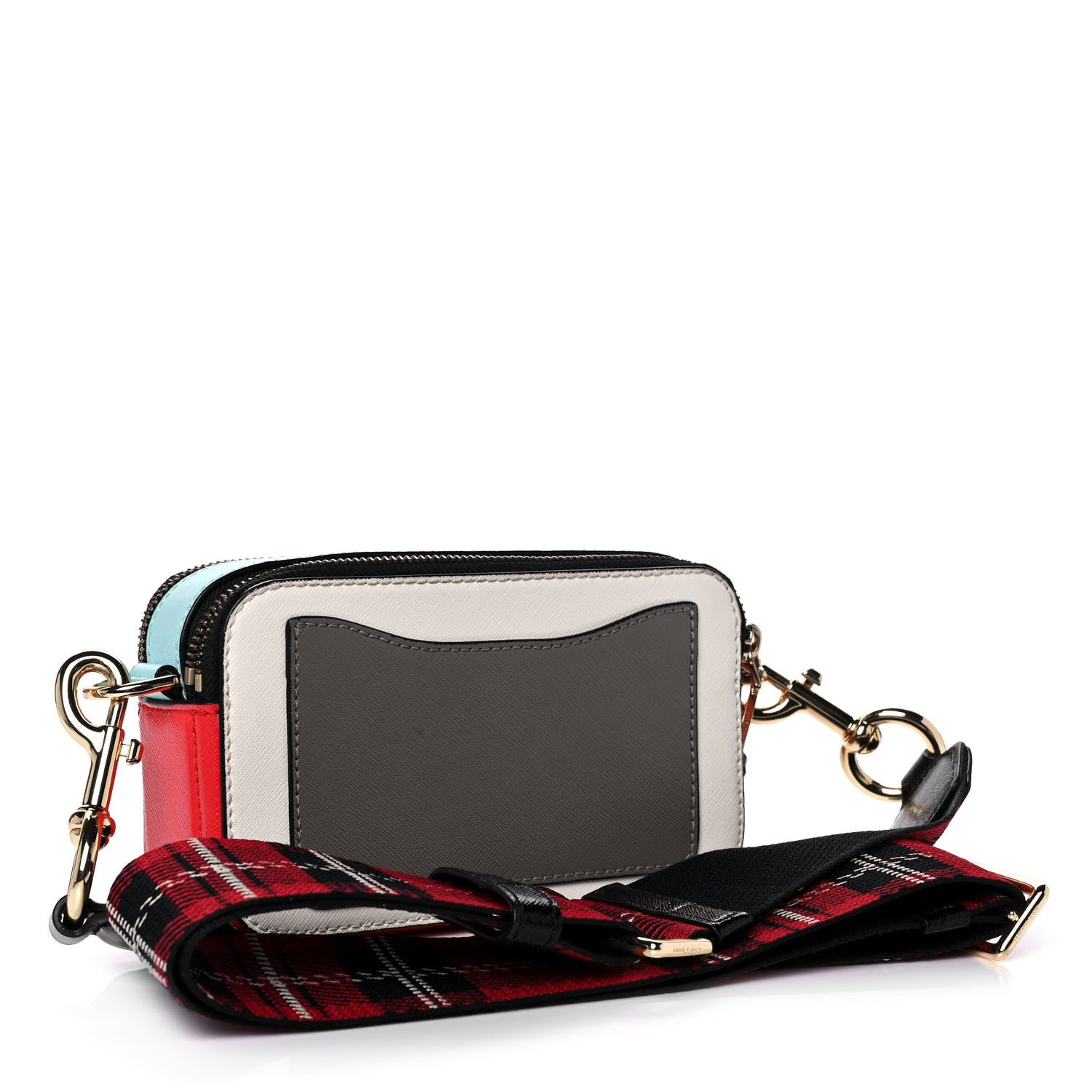 Marc Jacobs Saffiano Small Snapshot Camera Bag Porcelain Multi 3 of 12