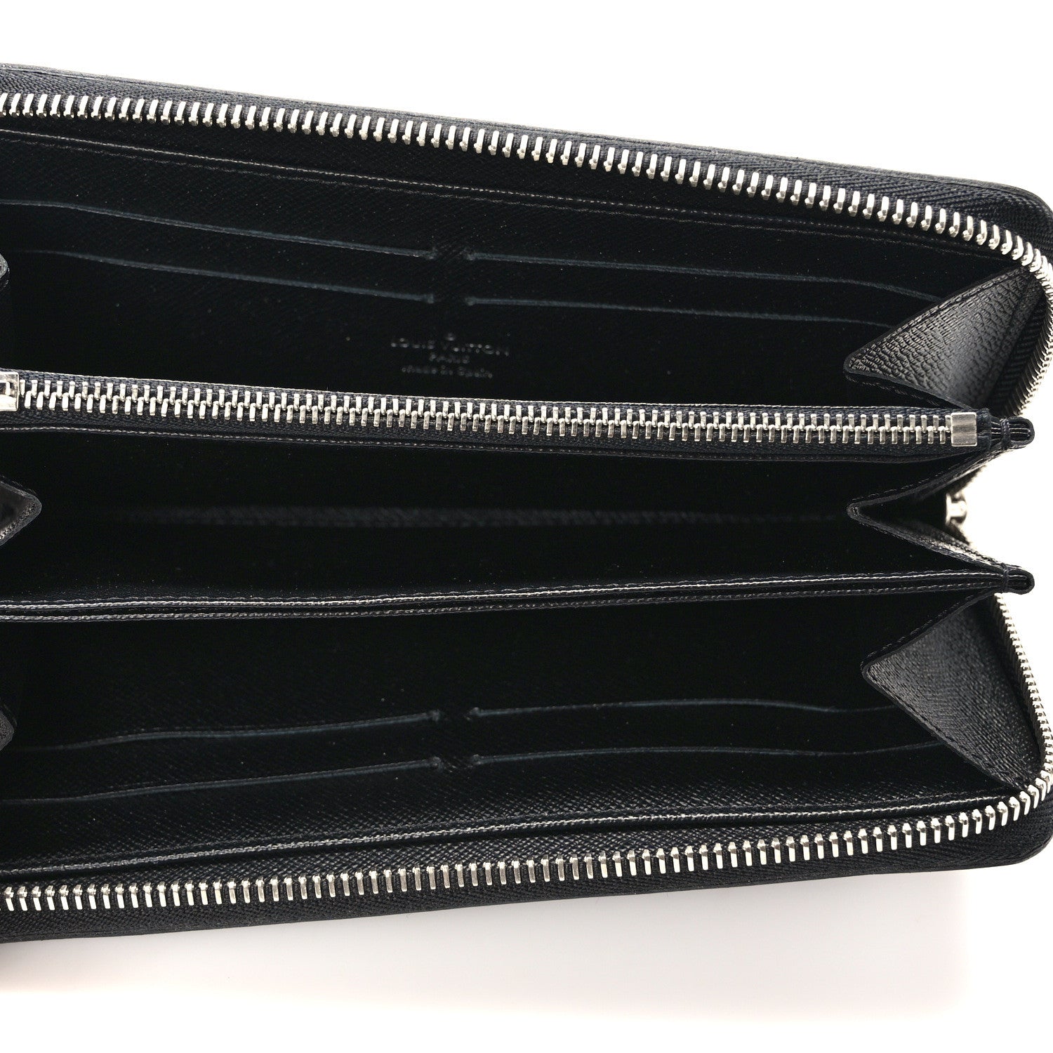 Louis Vuitton Epi Zippy Wallet Black 5 of 7