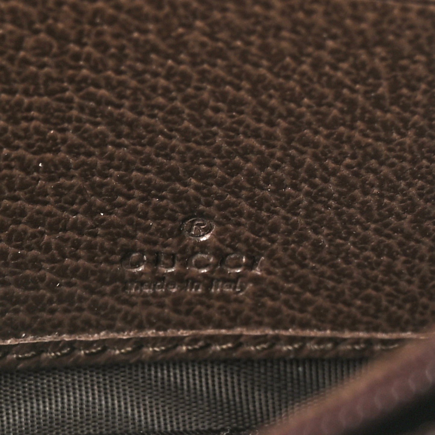 GG Supreme Monogram Web Ophidia Continental Wallet Brown