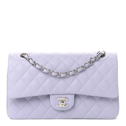 Chanel Caviar Quilted Medium Double Flap Light Purple 1 of 9