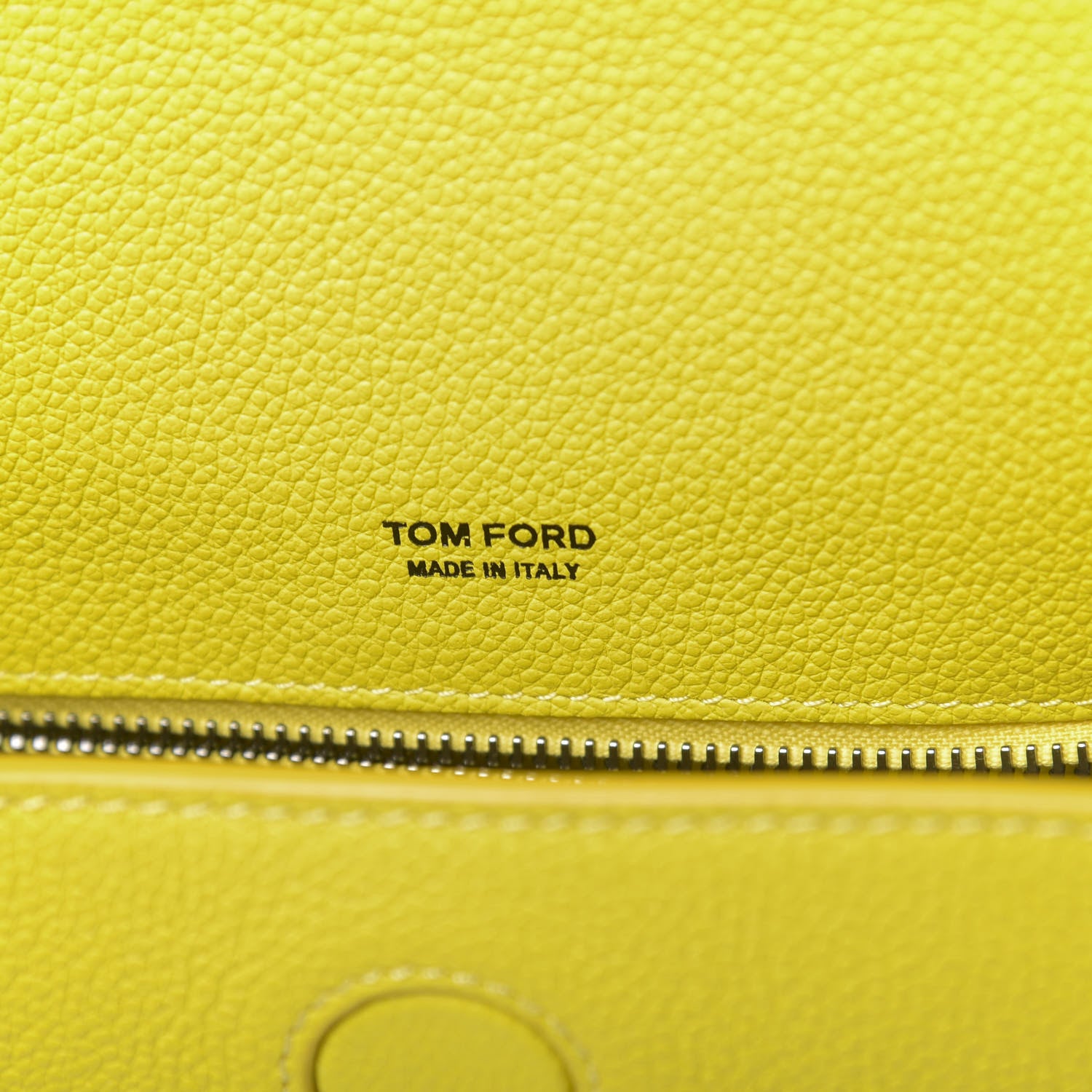 Tom Ford Calfskin Mini T Clasp Tara Crossbody Bag Yellow 6 of 10