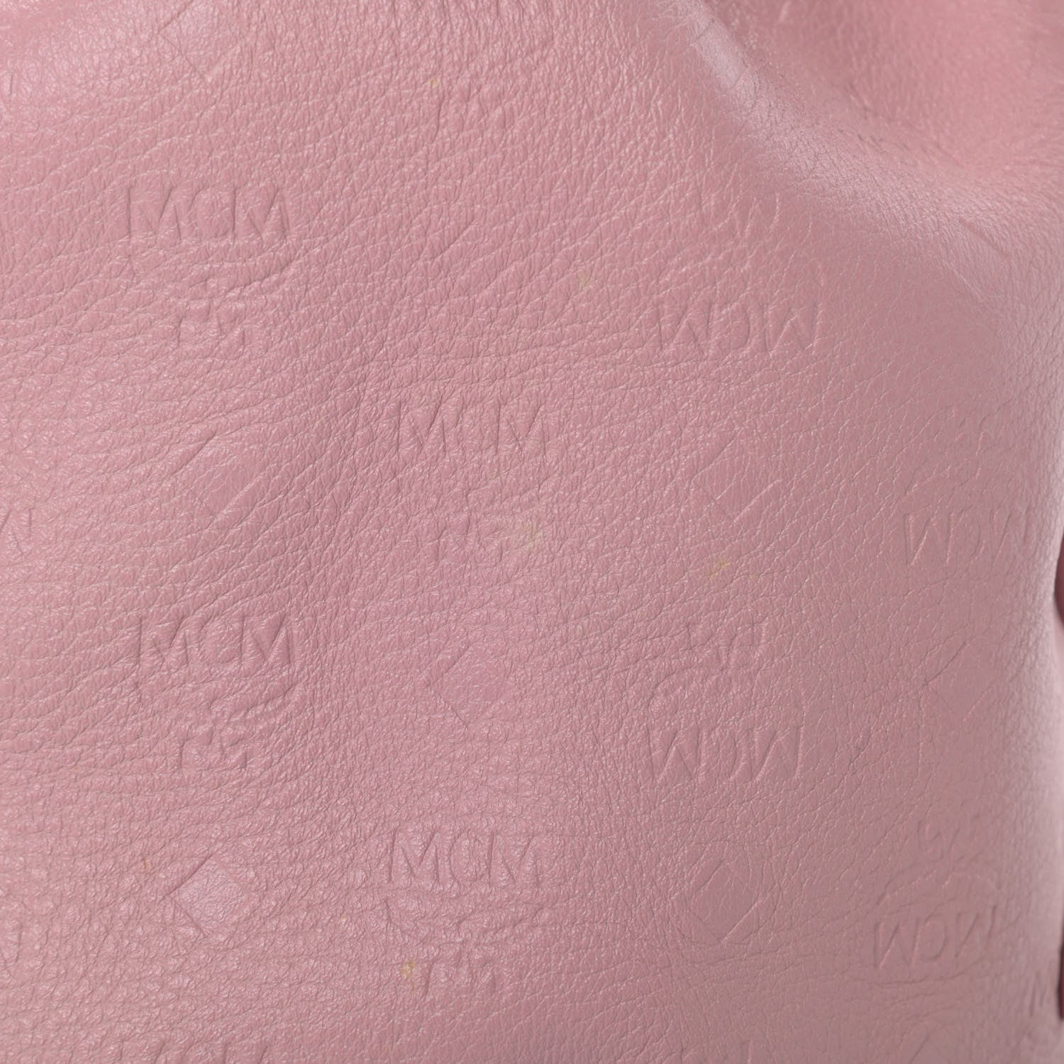 MCM Calfskin Ottomar Drawstring Shoulder Bag Pink 13 of 18