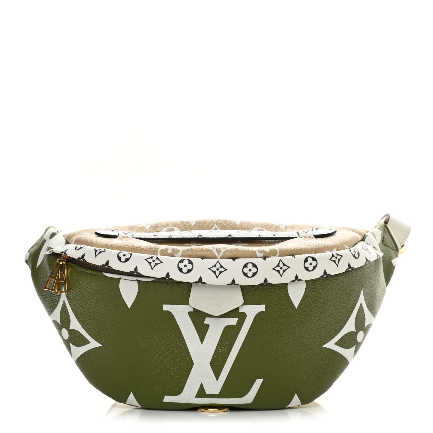 Monogram Giant Bumbag Kaki Beige