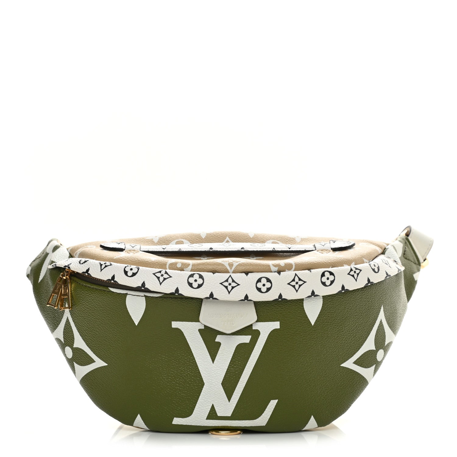 Louis Vuitton Monogram Giant Bumbag Kaki Beige 1 of 14