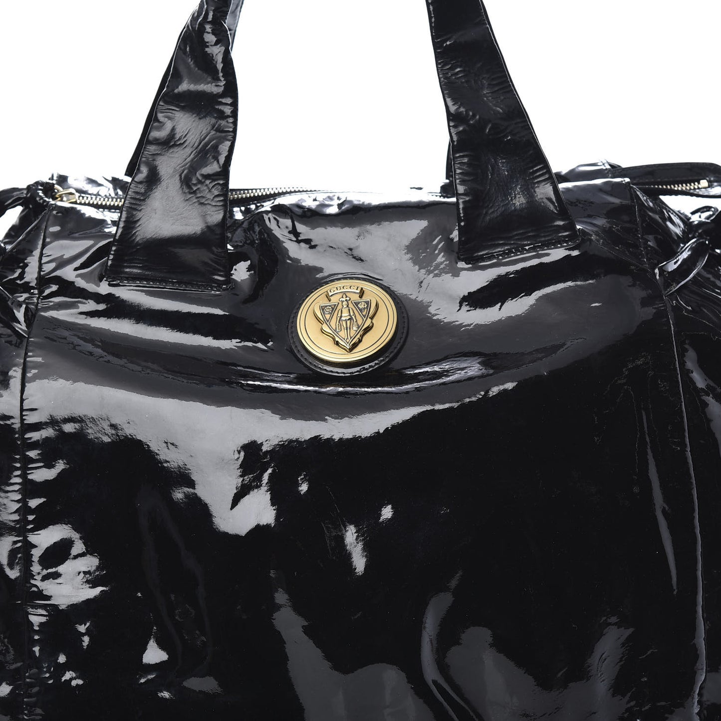 Patent Large Hysteria Tote Black