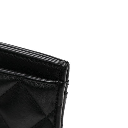 Chanel Lambskin Quilted Card Holder Black 17 of 22