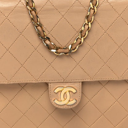 Chanel Lambskin Quilted Small Single Flap Beige Clair 8 of 14