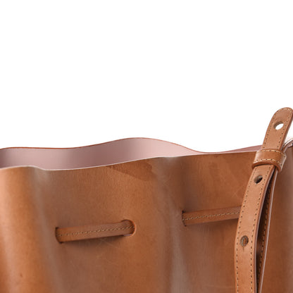Mansur Gavriel Vegetable Tanned Calfskin Bucket Bag Cammello Rosa 14 of 16
