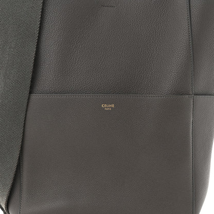 Celine Soft Grained Calfskin Sangle Bucket Bag Kohl 8 of 10