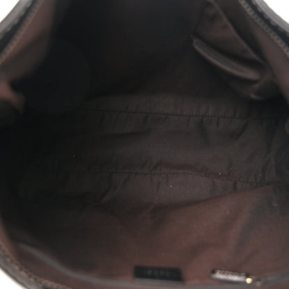 Gucci Monogram Large New Ladies Web Hobo Dark Brown 5 of 10