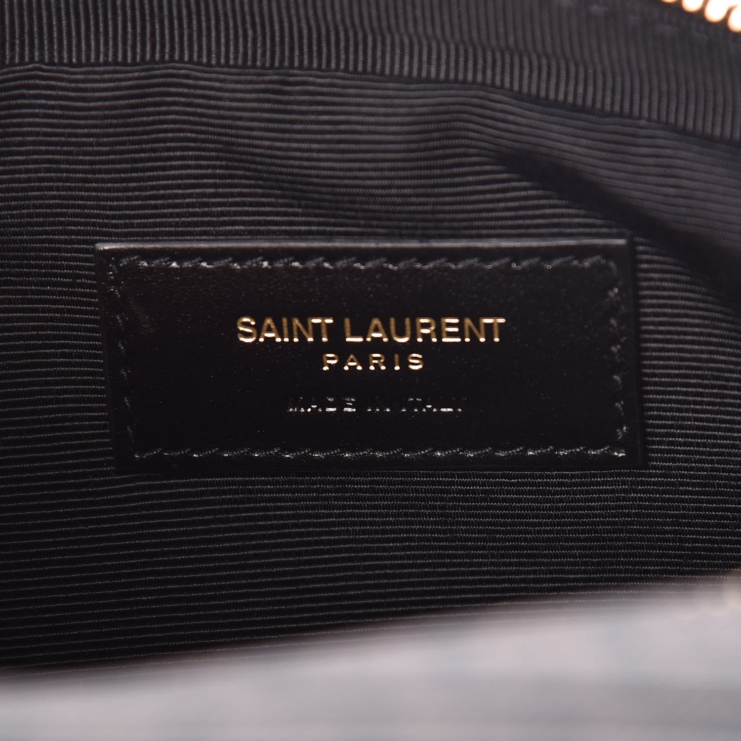 Saint Laurent Toile Classic Monogram Wash Bag Black Lino 8 of 8