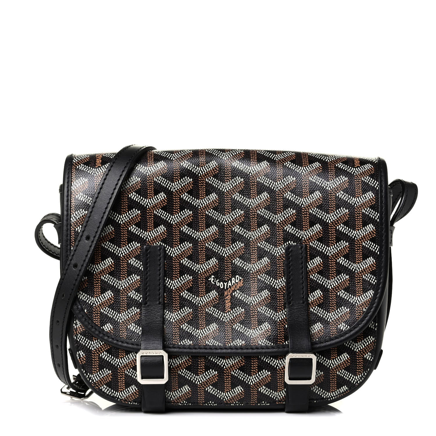 Goyard Goyardine Belvedere PM Messenger Bag Black 1 of 6