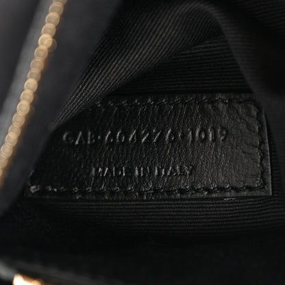 Saint Laurent Suede Monogram Tassel Kate 99 Baguette Bag Black 7 of 15