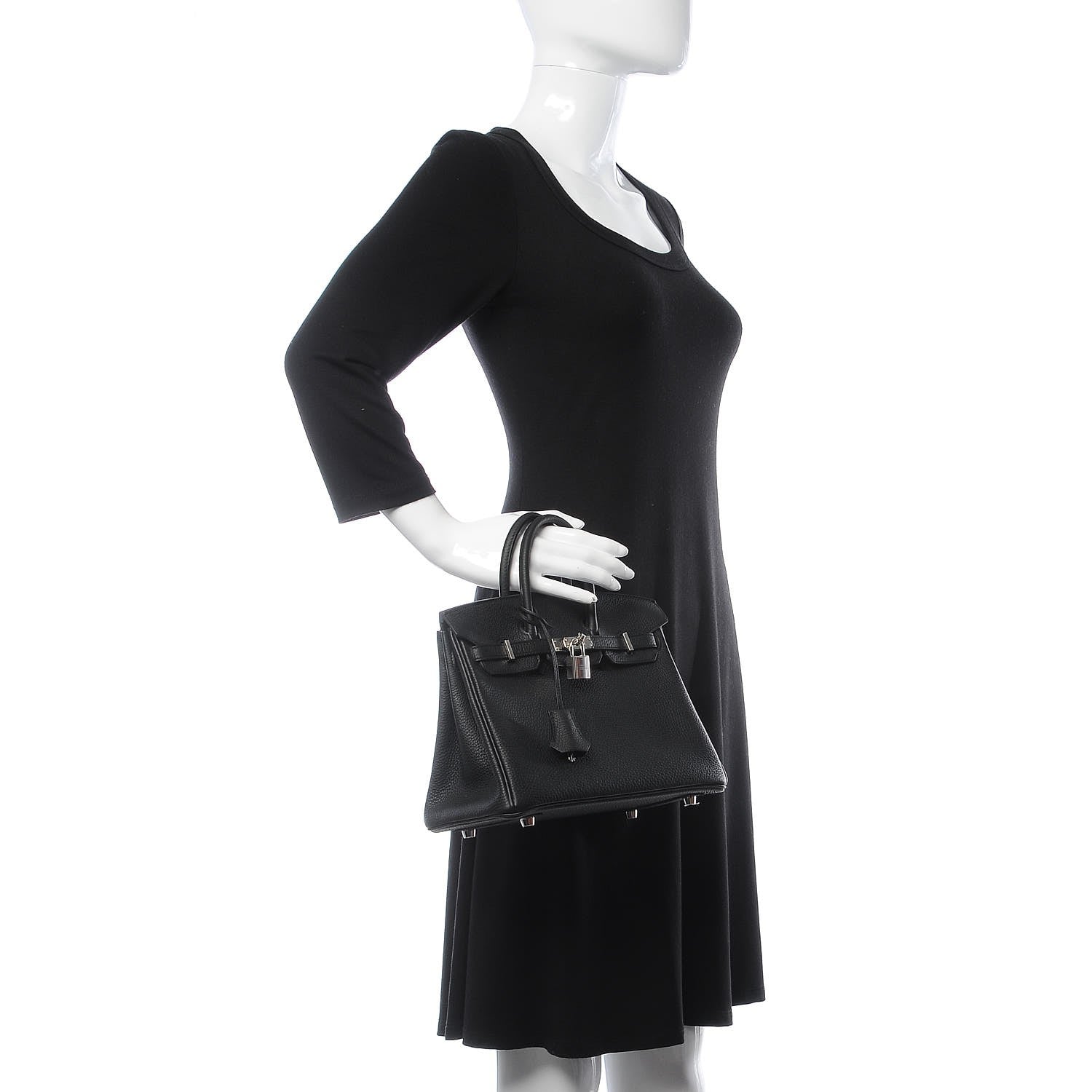Hermes Togo Birkin 25 Black 2 of 27