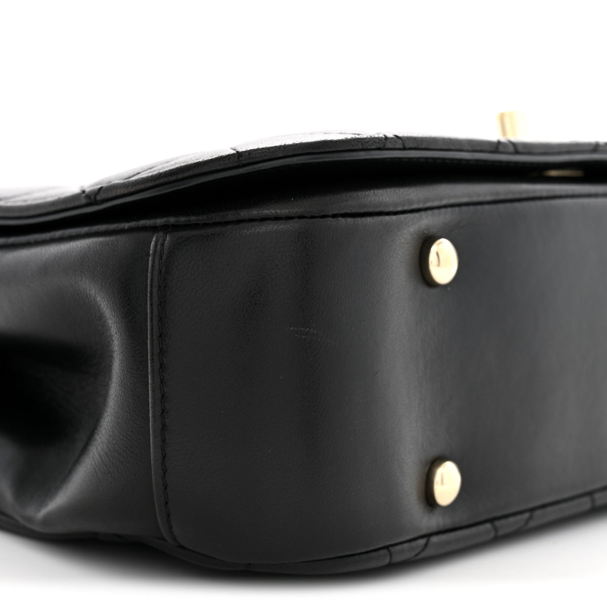 Lambskin Small Carry Chic Flap Black