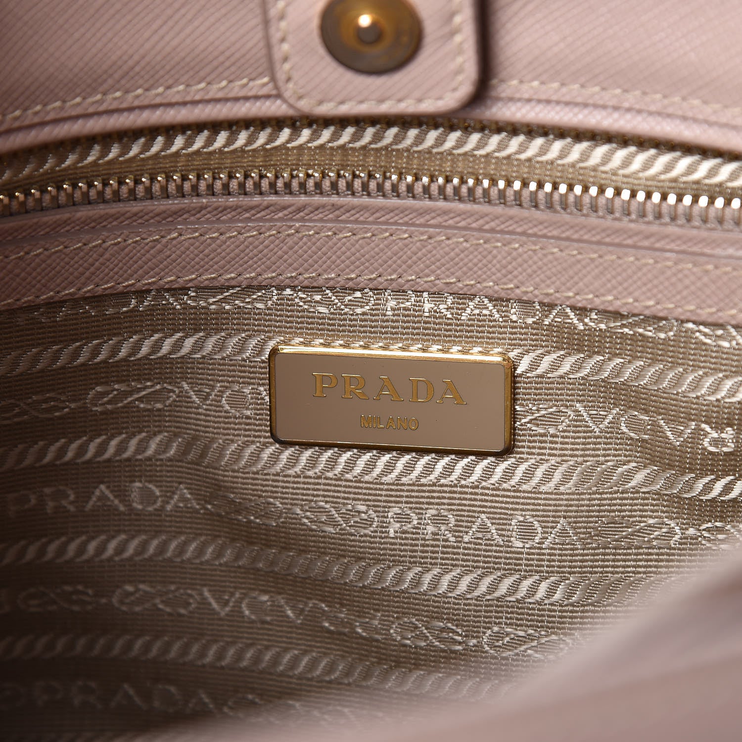 Prada Saffiano Lux Medium Tote Cammeo 6 of 11