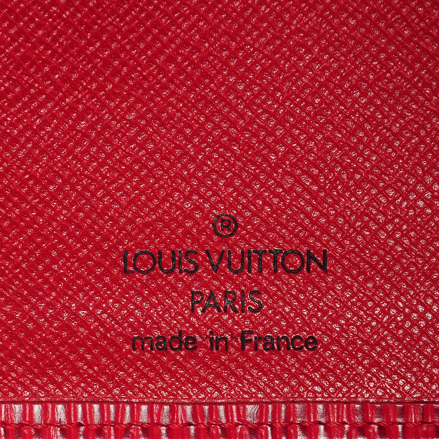 Epi Continental French Purse Wallet Rouge