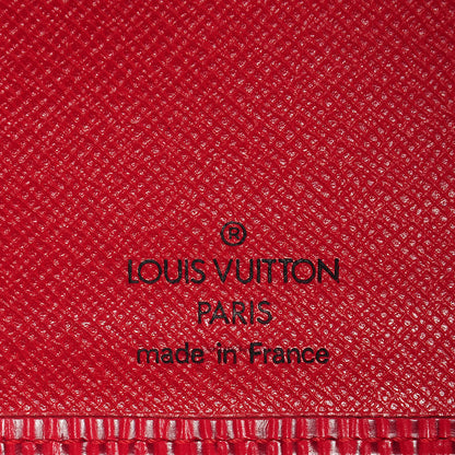 Louis Vuitton Epi Continental French Purse Wallet Rouge 6 of 7