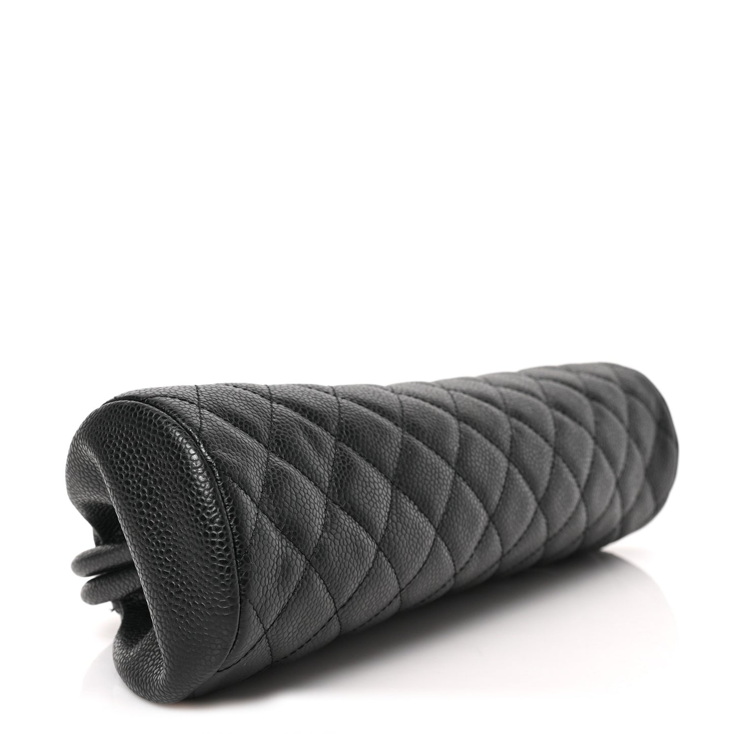 Caviar Quilted Timeless Clutch Black