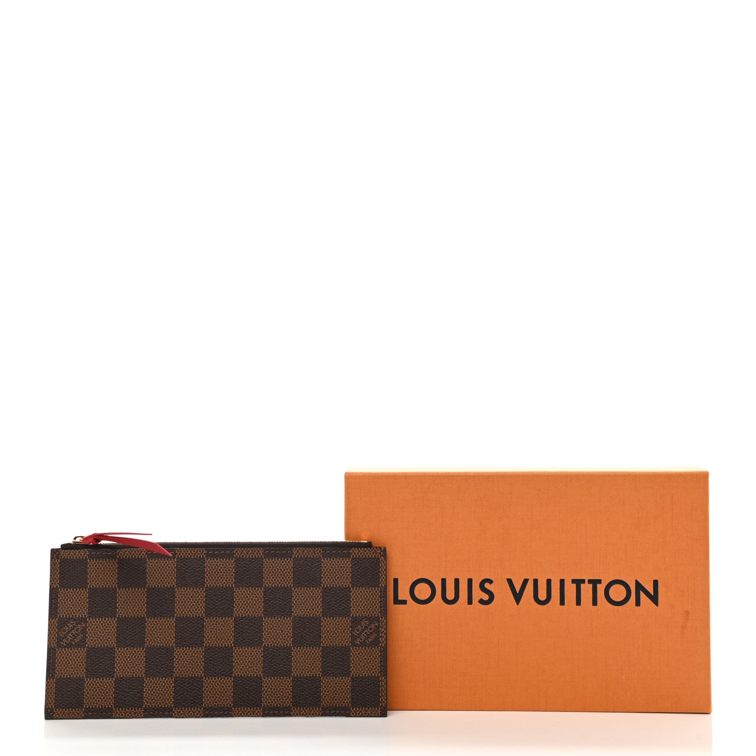 Louis Vuitton Damier Ebene Felicie Chain Wallet Zippered Insert 7 of 7