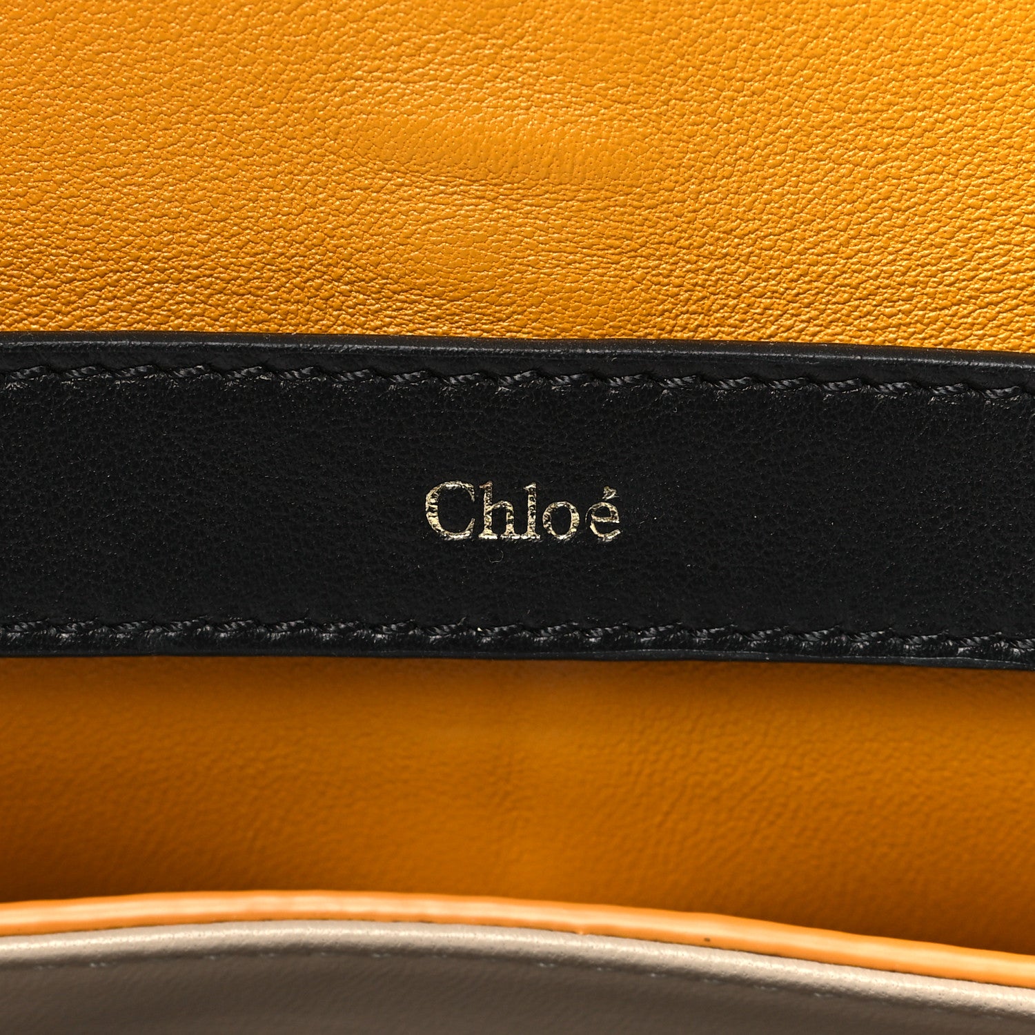 Chloe Smooth Calfskin Mini Penelope Soft Shoulder Bag Golden Yellow 6 of 9
