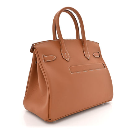 Hermes Swift Colormatic Uni Birkin 30 Gold 3 of 11