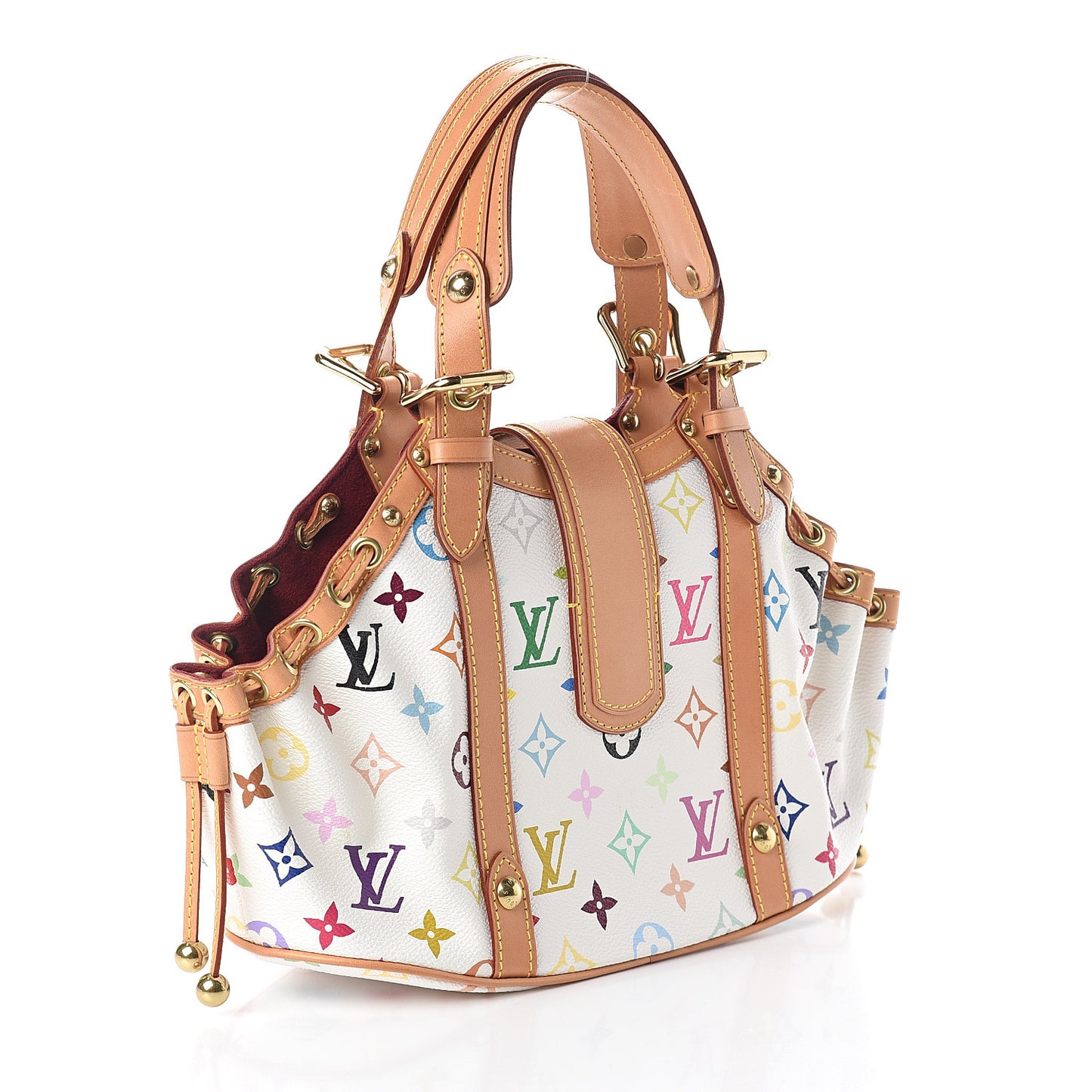 Monogram Multicolor Theda GM White