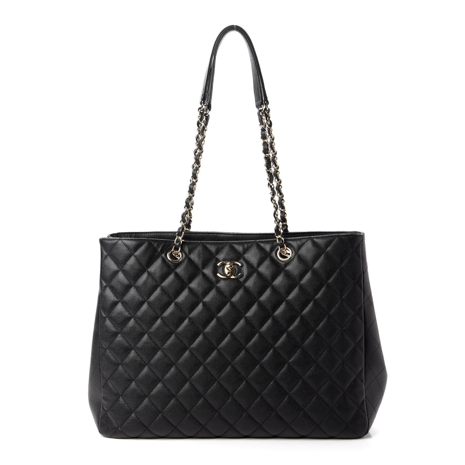 Chanel Caviar Quilted Large Classic Shopping Tote Black 1 of 10