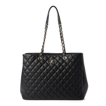 Chanel Caviar Quilted Large Classic Shopping Tote Black 1 of 10