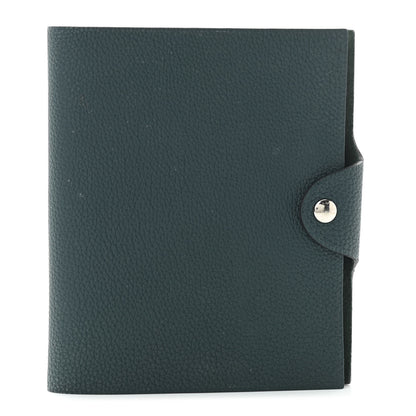 Hermes Togo Ulysse PM Notebook Cover Vert Cypress 1 of 8